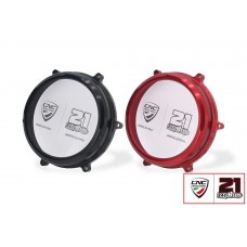 CNC Racing TROY BAYLISS LIMITED EDITION Clear Wet Clutch Cover for the Ducati Panigale / Streetfighter / Multistrada / Diavel V4 / S / Speciale